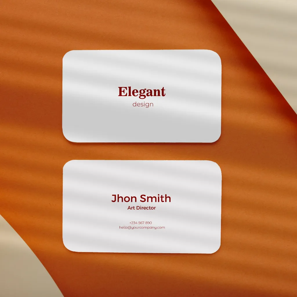 Round corner business card.webp