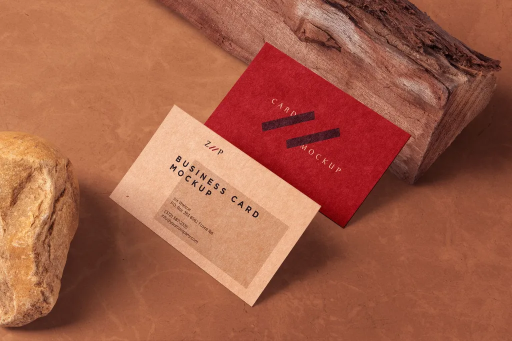 Kraft Paper visting cards.webp